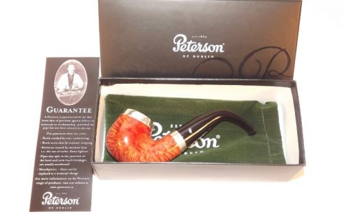 Peterson Pfeife Silver Cap XL03 Natural F-lip