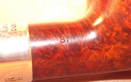 Peterson Pfeife Spigot Silver 87 Irish F-lip