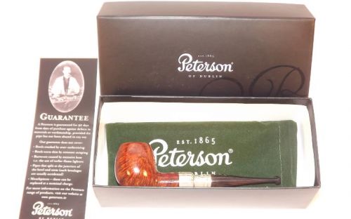 Peterson Pfeife Spigot Silver 87 Irish F-lip
