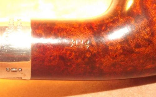 Peterson Pfeife Spigot Silver XL14 Irish F-lip
