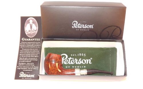 Peterson Pfeife Spigot Silver XL14 Irish F-lip