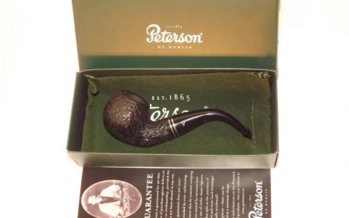 Peterson Pfeife Killarney ASSTD 03 Black Rustic P-lip
