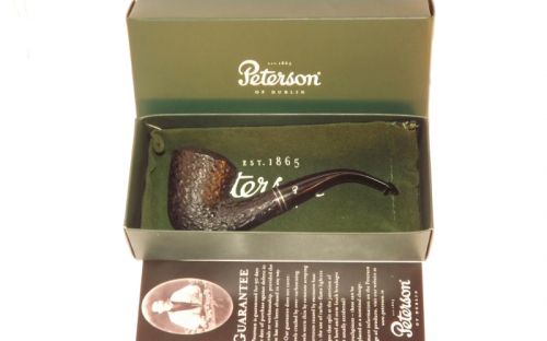 Peterson Pfeife Killarney ASSTD B10 Black Rustic P-lip