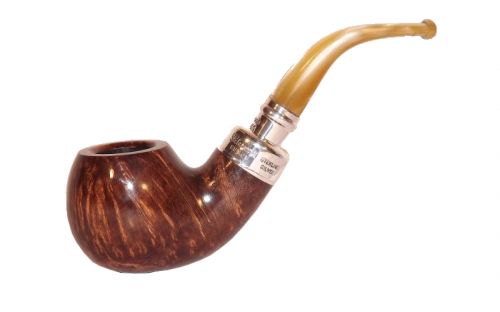 Peterson Pfeife Spigot Silver XL02 Flame Grain F-lip