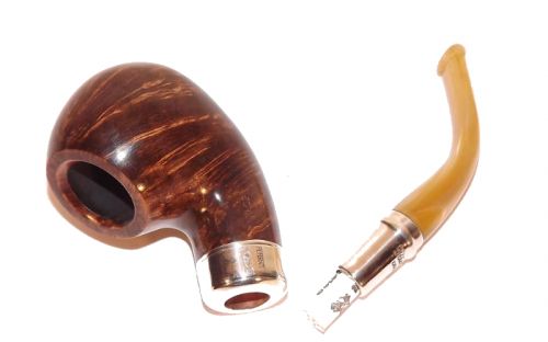 Peterson Pfeife Spigot Silver XL02 Flame Grain F-lip