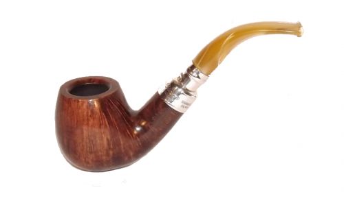 Peterson Pfeife Spigot Silver 68 Flame Grain F-lip