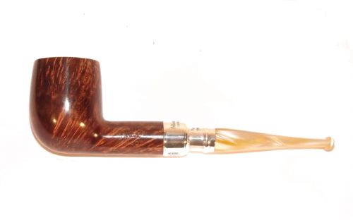 Peterson Pfeife Spigot Silver 106 Flame Grain F-lip