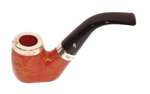 Peterson Pfeife Silver Cap 304 Natural F-lip