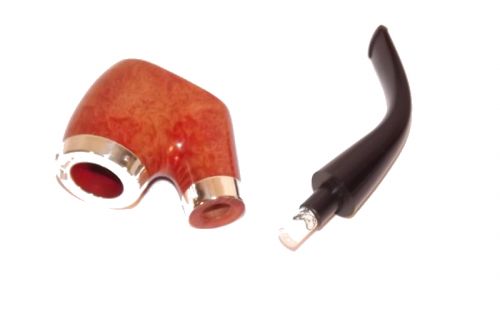 Peterson Pfeife Silver Cap 304 Natural F-lip
