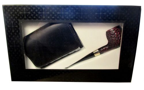 Peterson Pfeife Donegal 87 + Geschenke Tabakbeutel