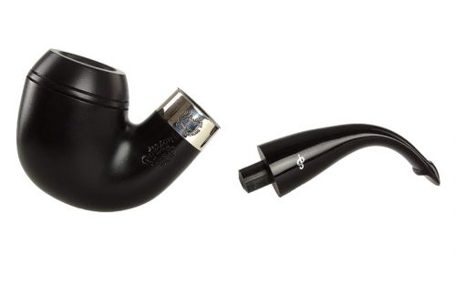 Peterson Pfeife Sherlock Holmes Baskerville Ebony P-lip