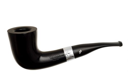 Peterson Pfeife Sherlock Holmes Mycroft Ebony F-lip (9mm)