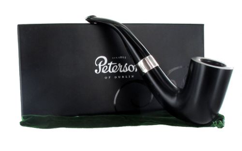 Peterson Pfeife Sherlock Holmes Rathbone Ebony P-lip