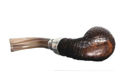 Peterson Pfeife Spigot Silver Roundstone X220 Sand F-lip (9mm)