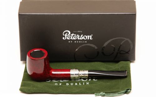 Peterson Pfeife Spigot Silver 106 Red F-lip