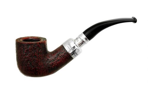 Peterson Pfeife Spigot Silver 01 Sand F-lip 