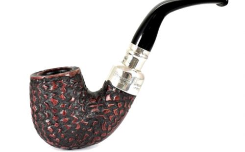 Peterson Pfeife Spigot Silver X220 Rustic F-lip