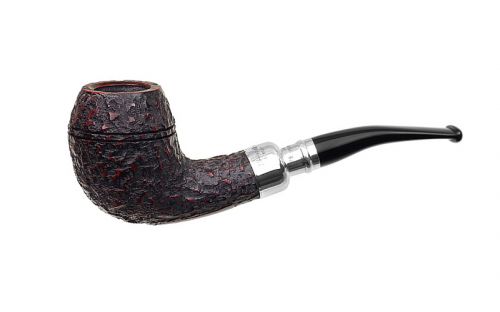 Peterson Pfeife Spigot Silver XL14 Rustic F-lip