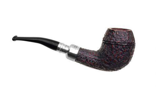 Peterson Pfeife Spigot Silver XL14 Rustic F-lip