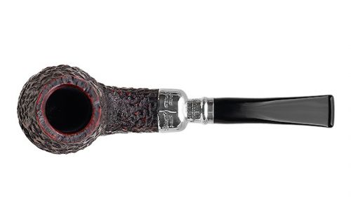 Peterson Pfeife Spigot Silver XL14 Rustic F-lip
