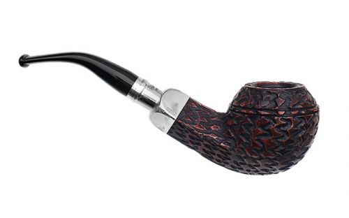 Peterson Pfeife Spigot Silver XL15 Rustic F-lip