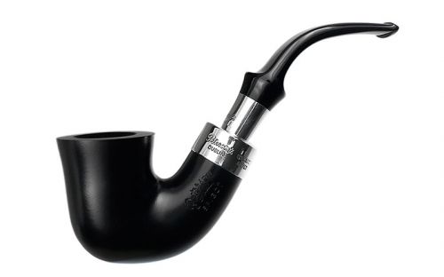 Peterson Pfeife Spigot Silver 05 Black F-lip