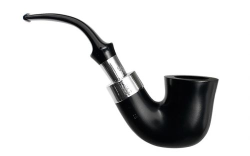 Peterson Pfeife Spigot Silver 05 Black F-lip