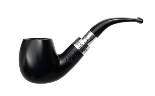 Peterson Pfeife Spigot Silver 68 Black F-lip