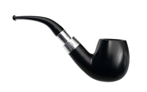 Peterson Pfeife Spigot Silver 68 Black F-lip