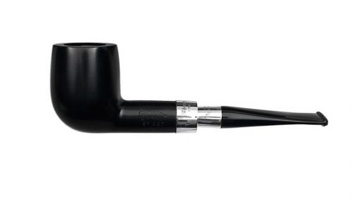 Peterson Pfeife Spigot Silver 106 Black F-lip, 9mm Filter