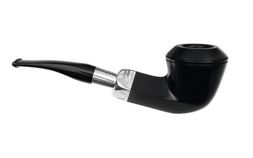 Peterson Pfeife Spigot Silver B5 Ebony F-lip