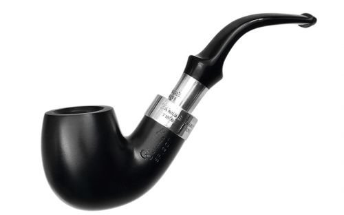 Peterson Pfeife Spigot Silver 221 Ebony F-lip (9mm)