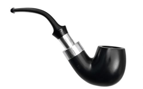 Peterson Pfeife Spigot Silver 221 Ebony F-lip (9mm)