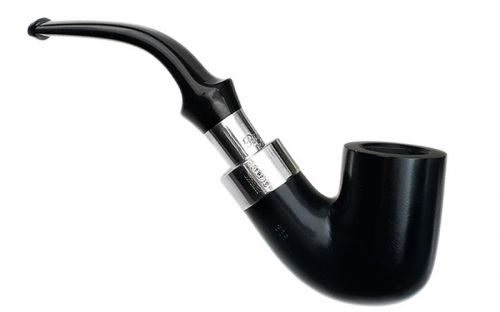 Peterson Pfeife Spigot Silver 338 Black F-lip