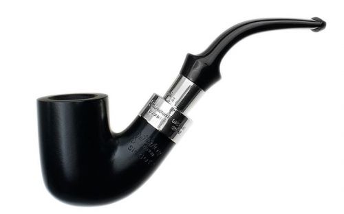 Peterson Pfeife Spigot Silver 338 Black F-lip (9mm)