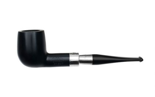 Peterson Pfeife Spigot Silver X105 Black F-lip