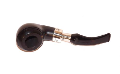 Peterson Pfeife Spigot Silver 999 Ebony F-lip