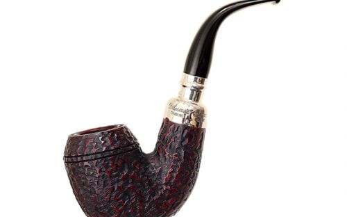 Peterson Pfeife Spigot Silver XL17 Rustic F-lip