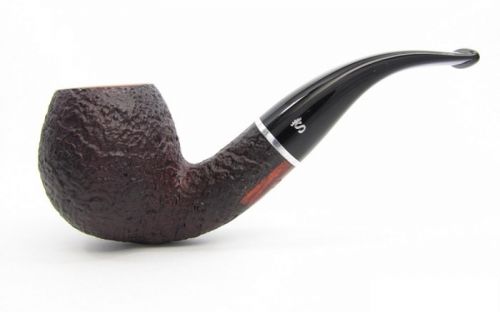 Stanwell Pfeife Relief 185 Black Sandblast 