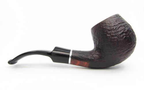 Stanwell Pfeife Relief 84 Black Sandblast 