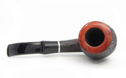 Stanwell Pfeife Relief 84 Black Sandblast 