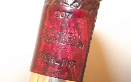 Stanwell Pfeife Sterling 207 Black Sand