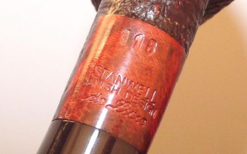 Stanwell Pfeife De Luxe 118 Black Sand