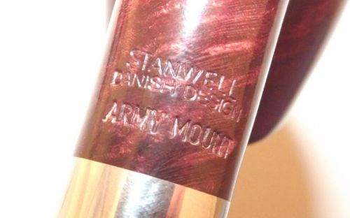 Stanwell Pfeife Army Mount 246 Red Polish