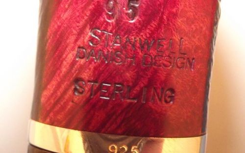 Stanwell Pfeife Sterling 95 Black Sand