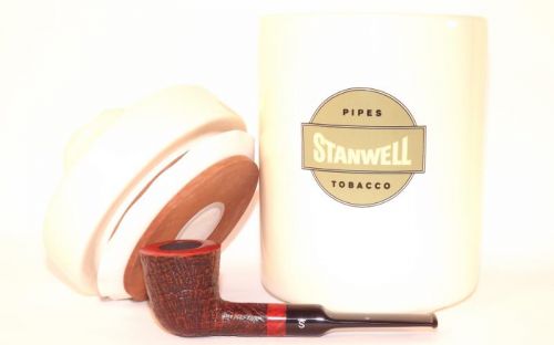 Stanwell Pfeife Classic Red Sand + Tobacco Jar