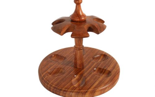 Pfeifenständer für 6 Pfeifen - Rund, 20cm