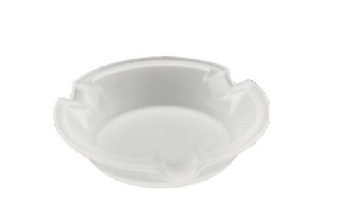 Zigarren Ascher für 3 Zigarren, Opal Glas, rund - Achenty! 
