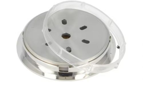 Humidor-Hygrometer - silber/weiss (5cm)