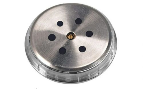 Humidor-Hygrometer - silber/weiß mit akzeptabler Bereich (36mm)